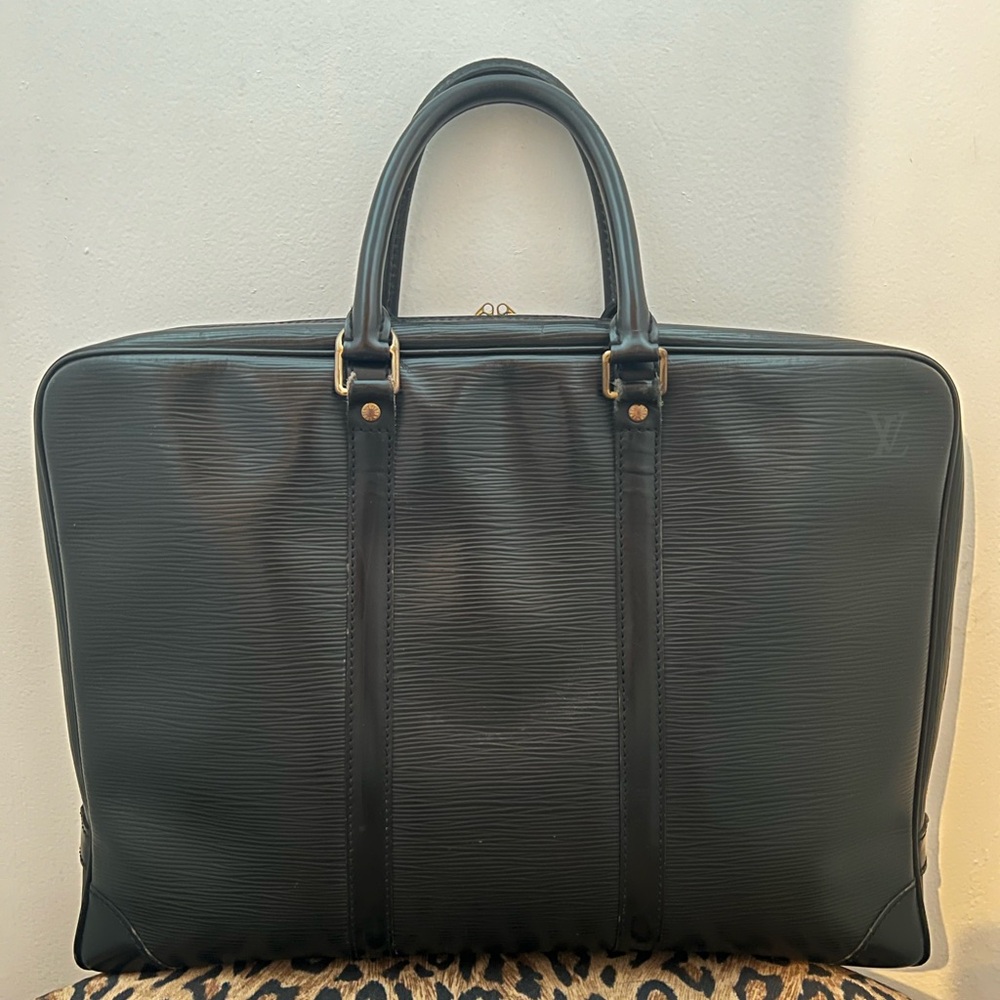 Louis Vuitton Epi Black Briefcase